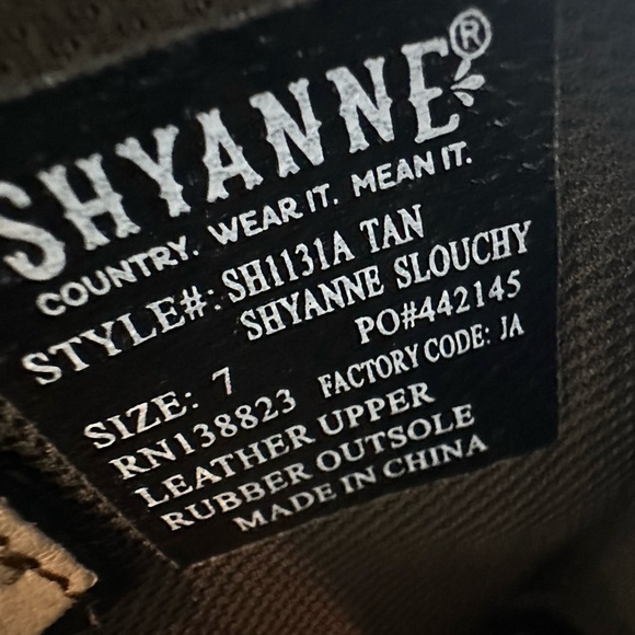 Shyanne Tan Slouchy Harness Cowboy Boots Women’s Size 7 – Western Moto Style - Picture 9 of 9